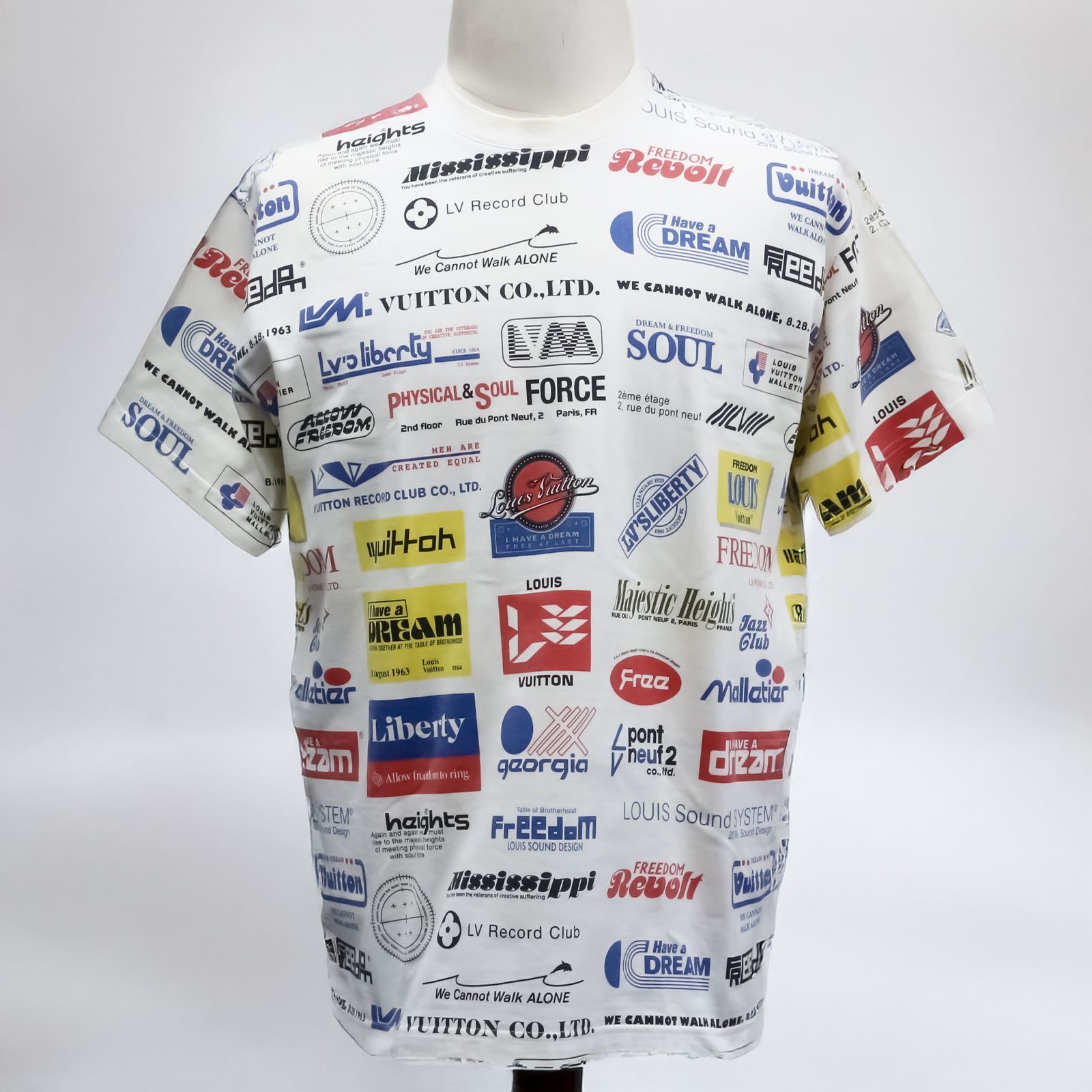 Louis Vuitton ルイ ヴィトン オールオーバーロゴ Tシャツ M マルチ 