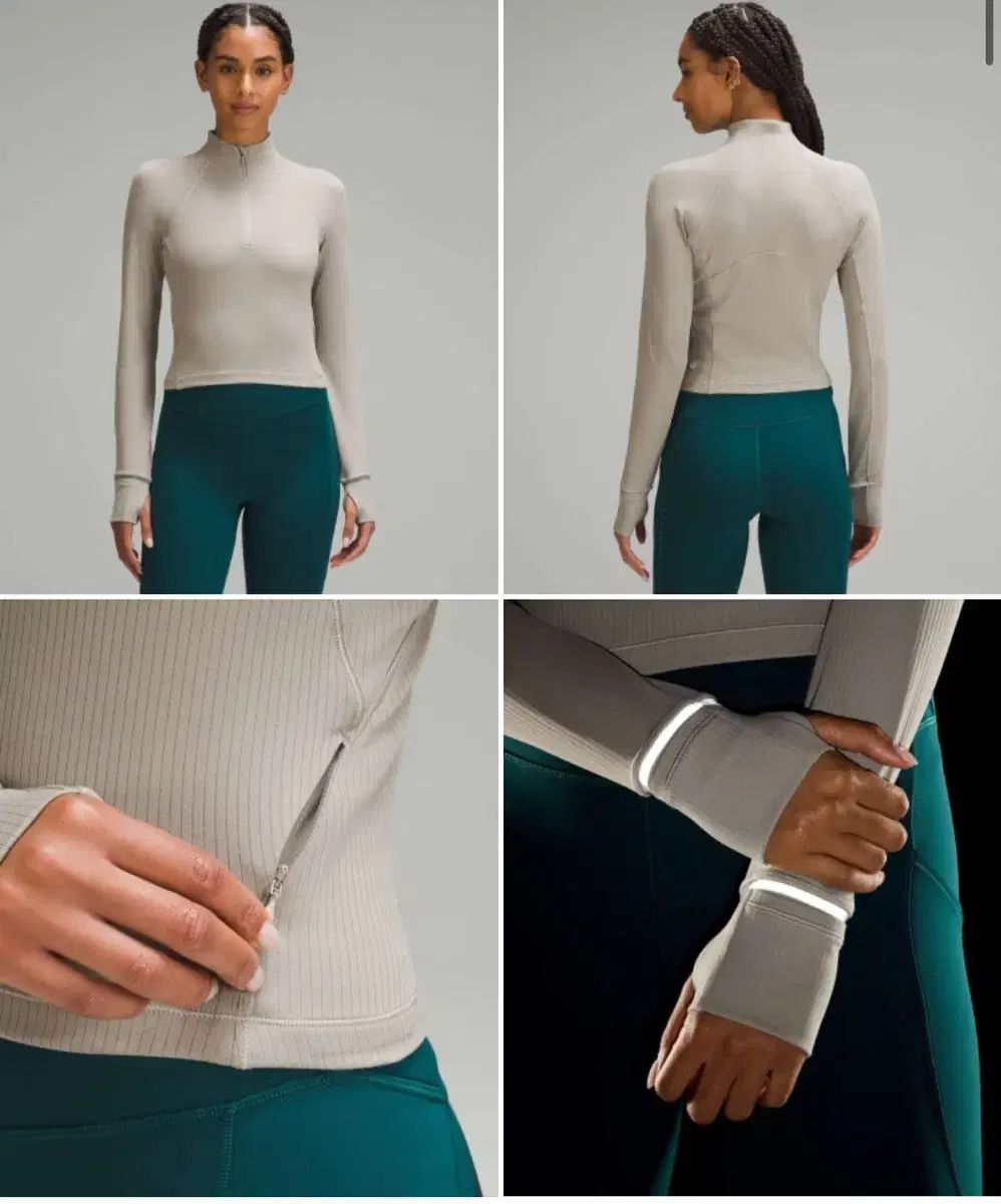 lululemon ルルレモン クロップド ハーフジップ 2 サイズ