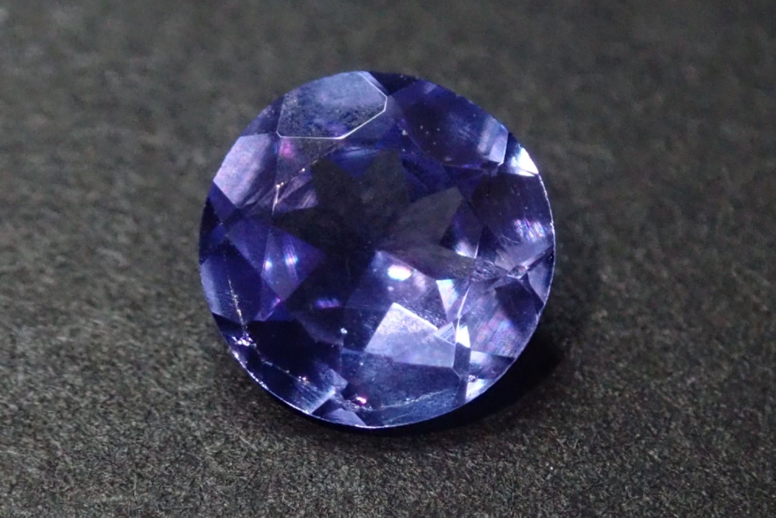 天然ゾイサイト(タンザナイト) ルース 0.463ct 約5mm×5mm ソーティング付き！