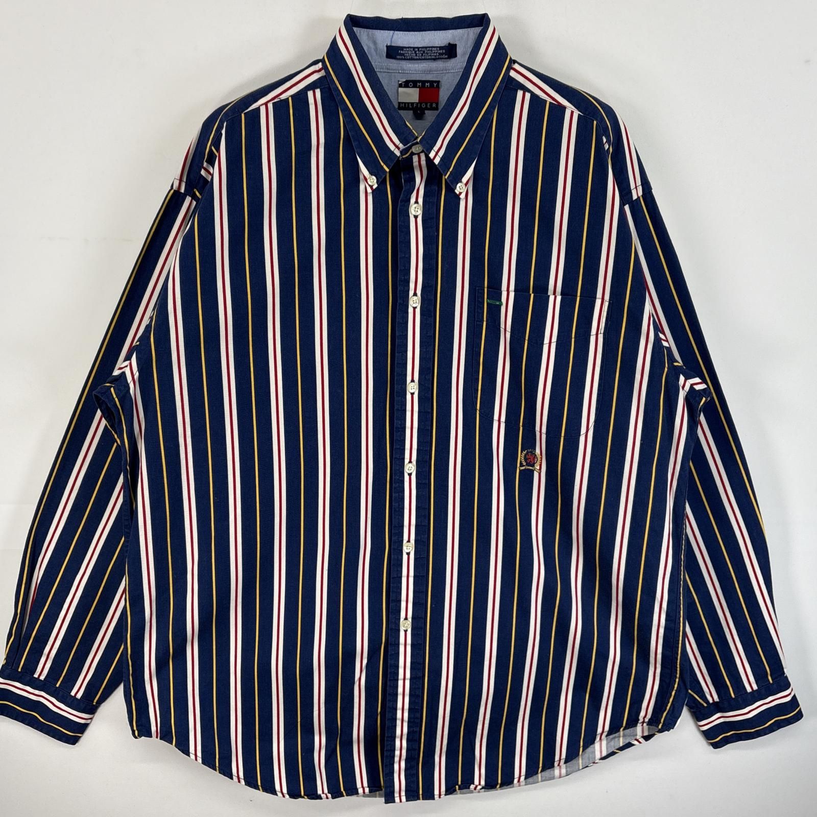 古着 90´s/90年代 トミーヒルフィガー TOMMY HILFIGER 長袖