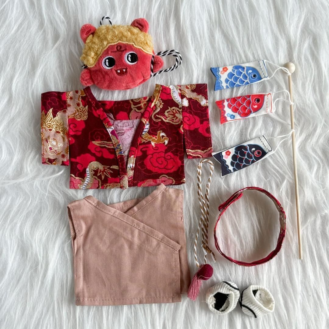 着せ替え ぬいぐるみ 20cm 棉花娃娃 洋服 セット 和装 着物
