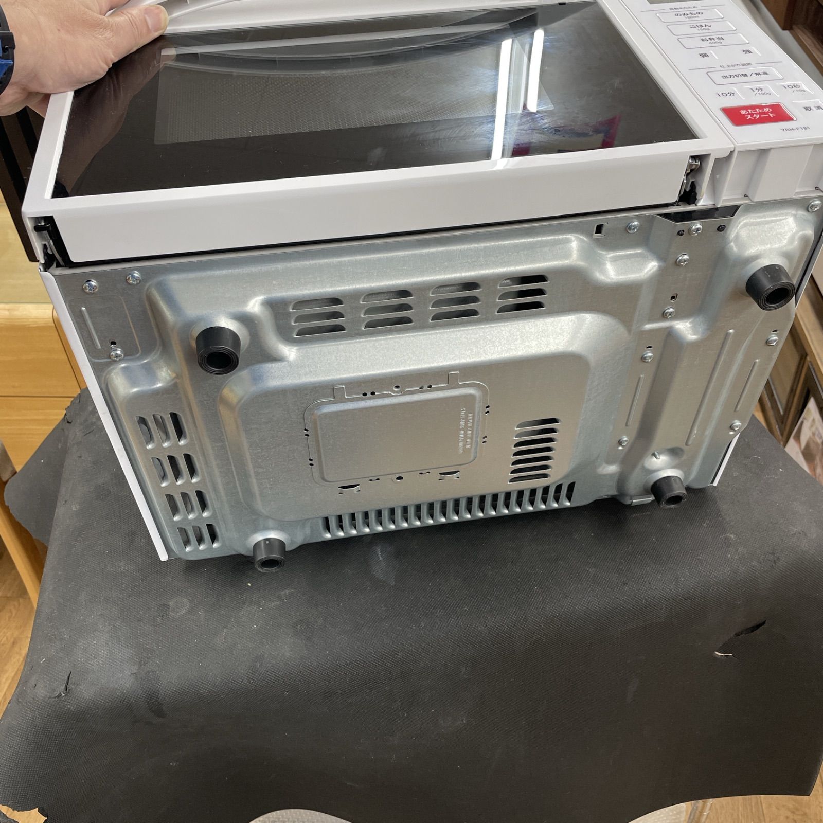 R229 ☀️ YAMAZEN フラット電子レンジ 650W (18L ヘルツフリー) 20年