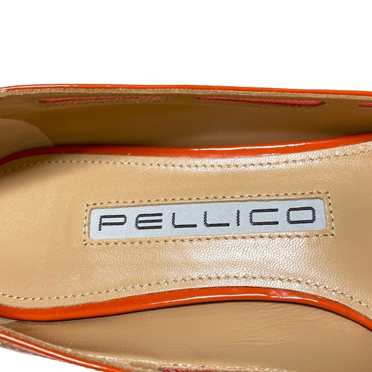 PELLICO(ペリーコ) パンプス 37 レディース - オレンジ レザー