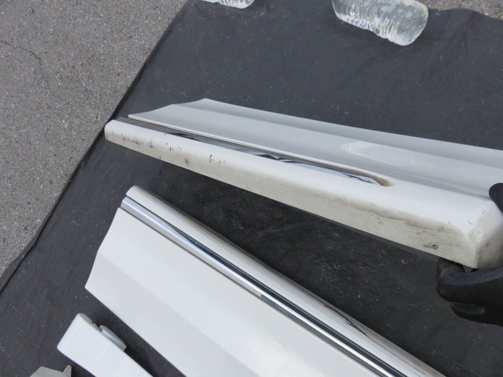 特売品◇期間限定◇! LA6424 ヴェルファイア GGH25W 前期 ドアパネル サイドパネル プロテクター 8点 MODELLISTA 白070 ANH20W ANH25W アルファード 擦り傷 欲しい商品を賢く購入。；