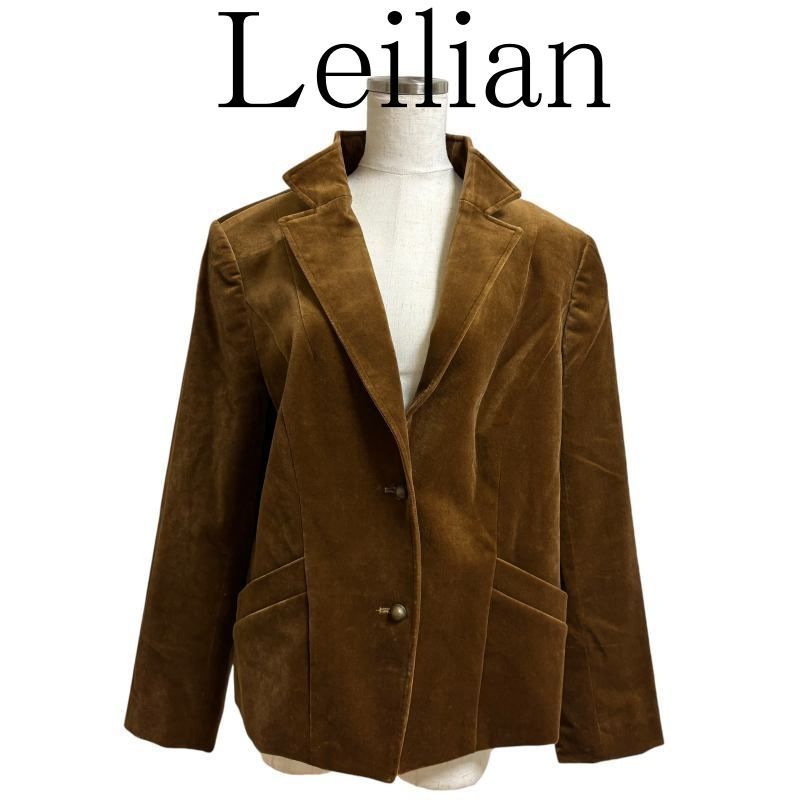 Leilian』レリアン(13)テーラードジャケット ゴールドボタン