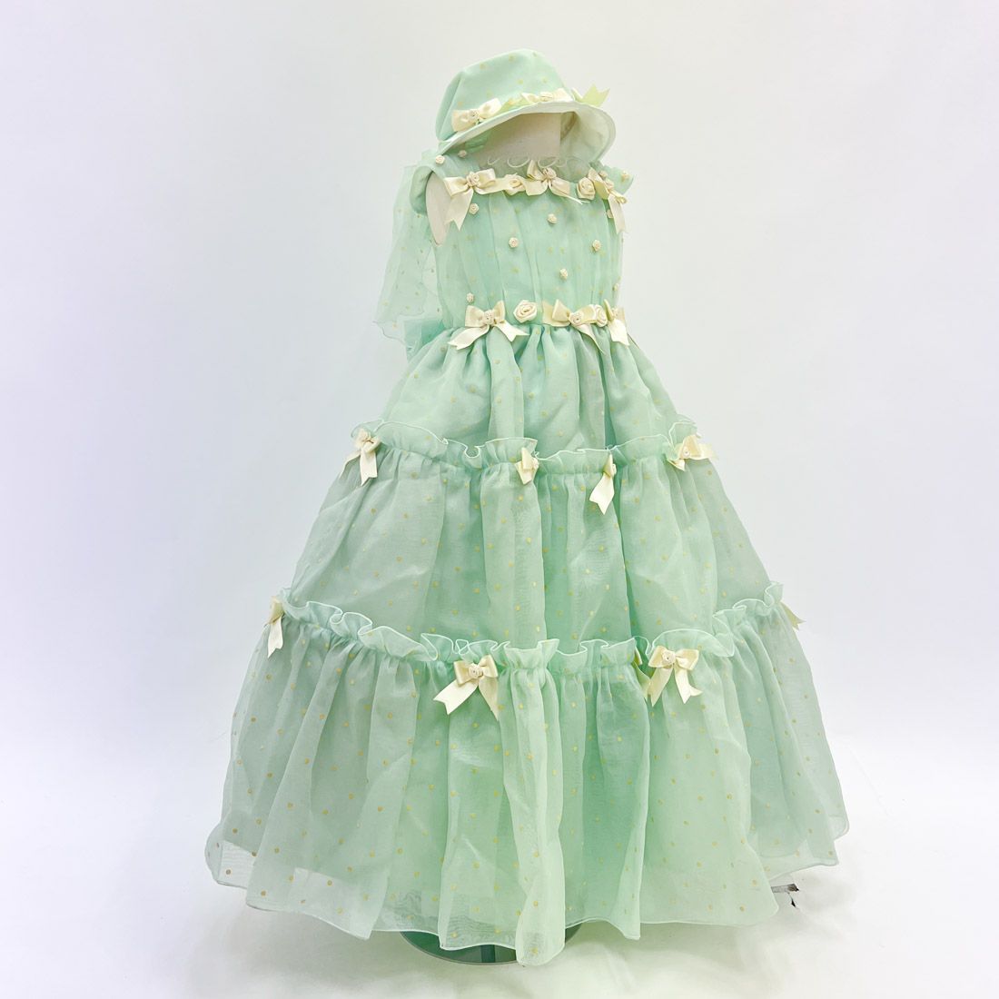  キッズドレス 子供ドレス グリーン系 サイズ5 KD-59 ドレス フォーマル ドレス スーツ