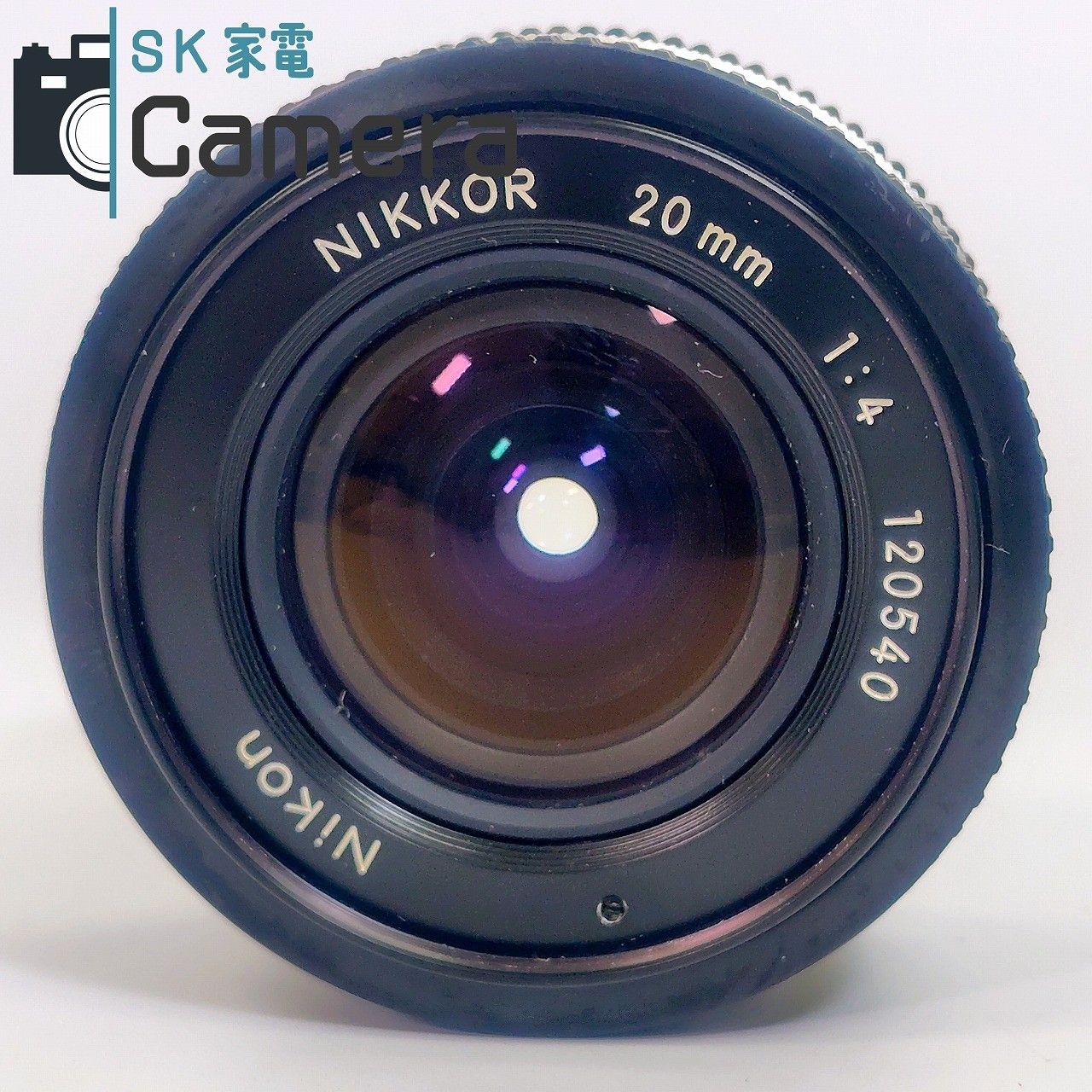 サッパリした Nikon NIKKOR 20ｍｍ F4 Ai ニコン キャップ付 準備の整った