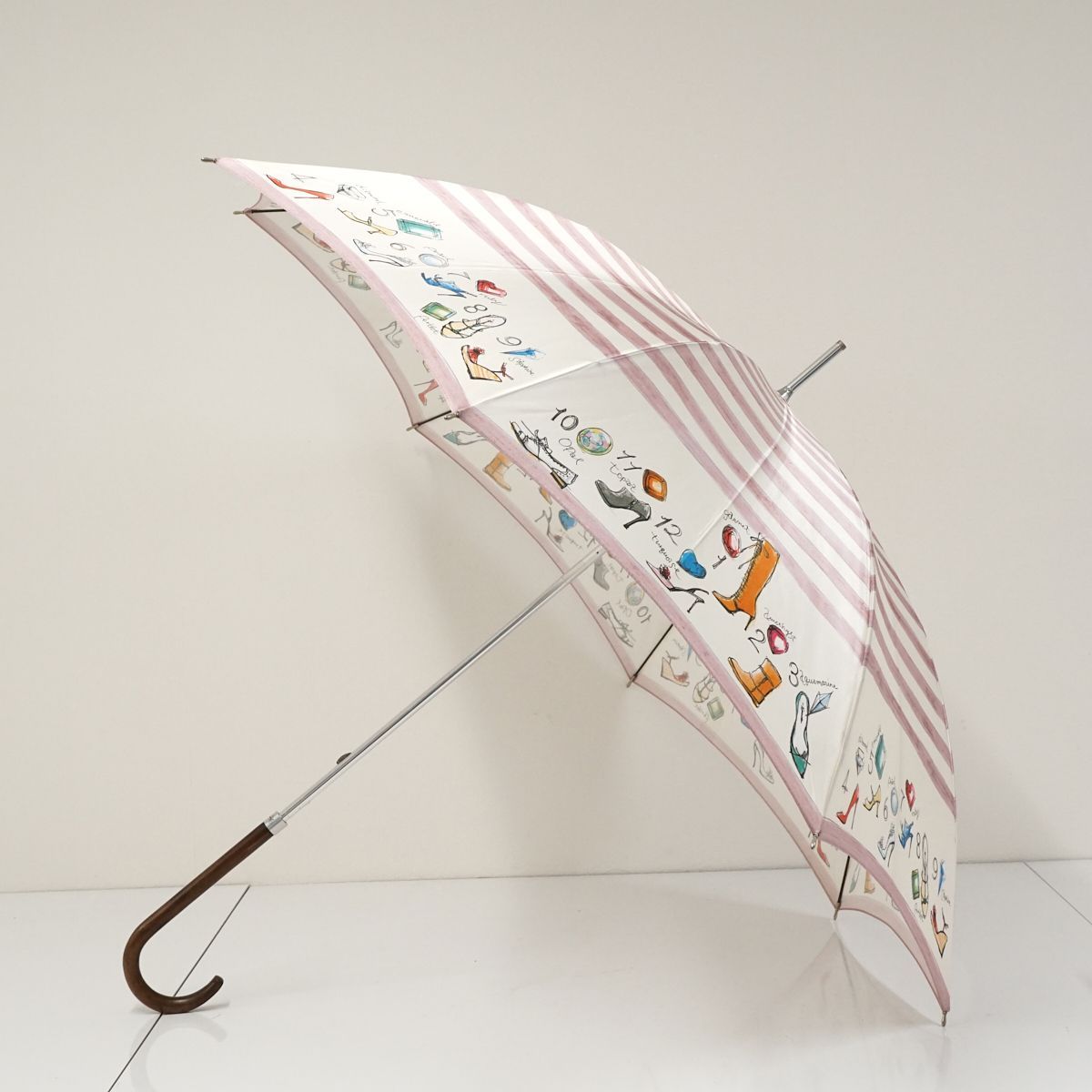 もらって 嬉しい お歳暮 ランキング 高級傘 銀座かねまつ Kanematsu USED品 ボーダー シューズ 小物