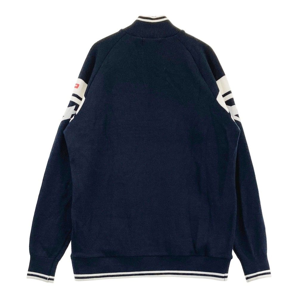 ルコックスポルティフ/ゴルフ ジップジャケット【ネイビー/LL】新品！ le coq sportif ルコック ジップパーカー ネイビー 袖パイピング