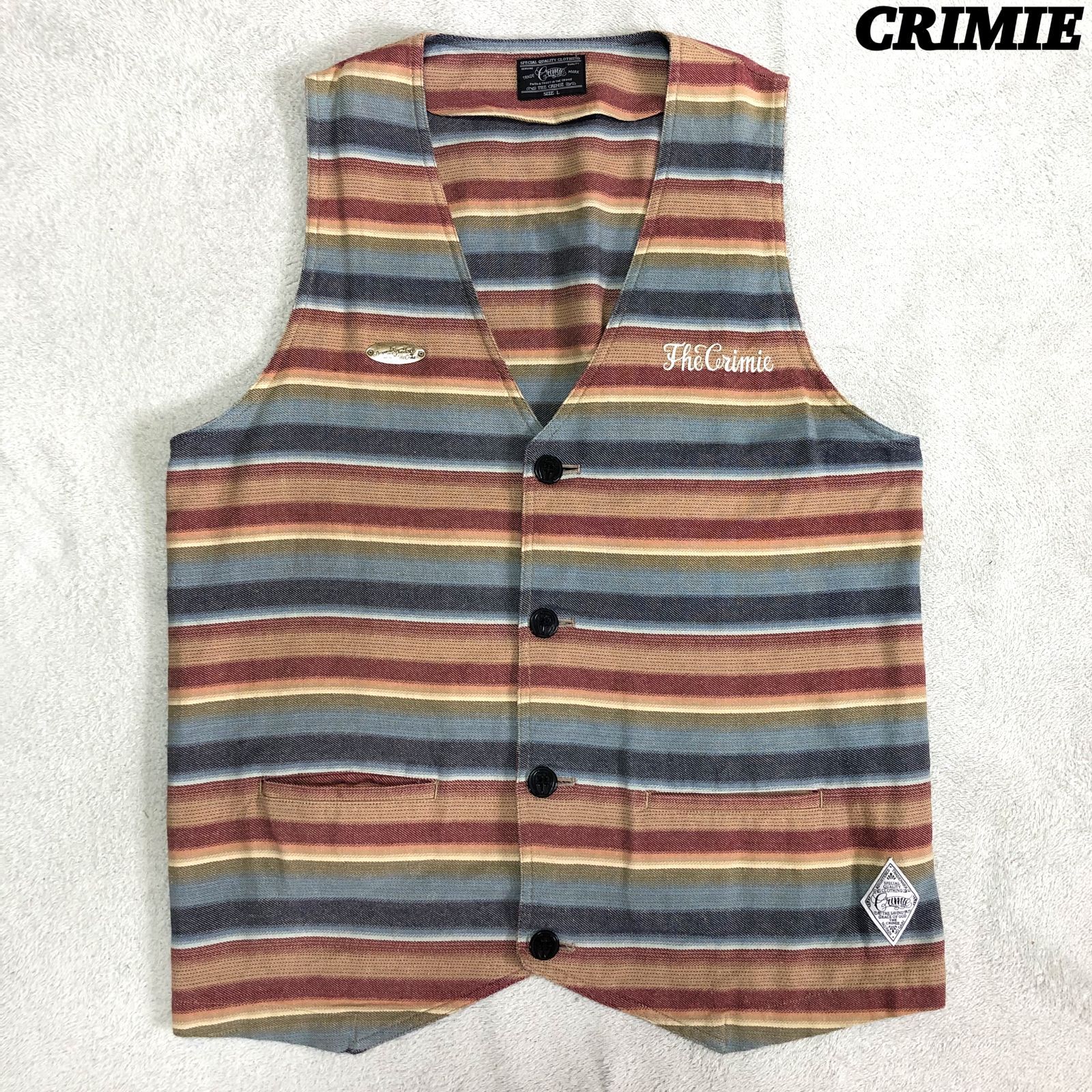 CRIMIE ジップベスト　S CRIMIE クライミー LEX STRETCH VEST ベスト