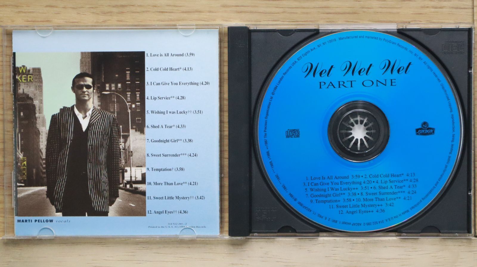 中古CD☆ウェット・ウェット・ウェット/WET WET WET□ PART ONE[輸入盤 