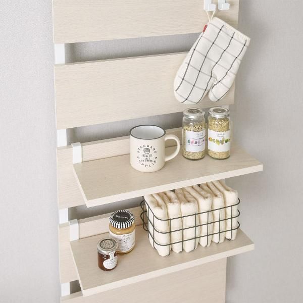 幅45】北欧 ナチュラル ウォールシェルフ 安定感抜群 木目調 おしゃれ