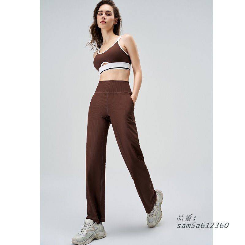ヨガウェア トップス 上下セット スポーツウェア レディース パンツ 上 おしゃれ 大人かわいい 春夏 ヨガスーツ セットアップ セット am5a612360
