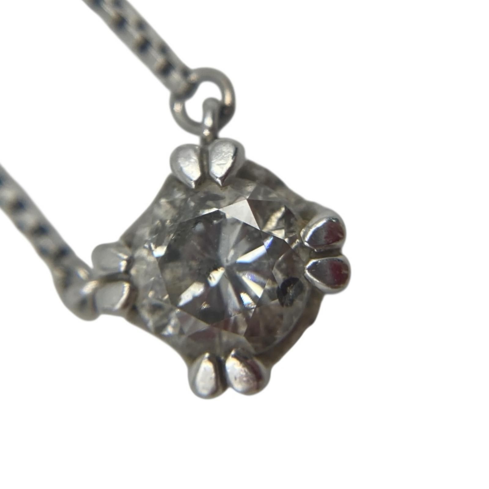 プラチナ ダイヤ 0.82ct PT850 ネックレス 4.0g 42cm ペンダントトップ