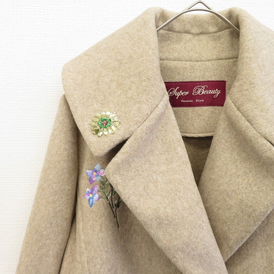 SUPER BEAUTY Romantic Style スーパービューティー コート ロング 花