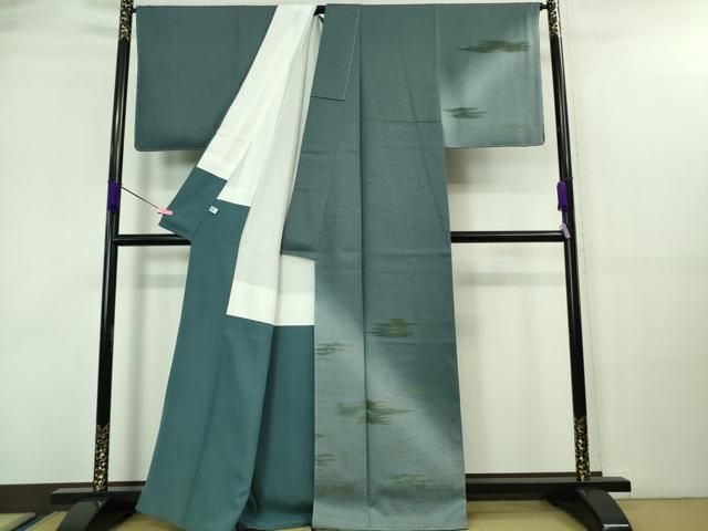 平和屋着物□極上 訪問着 お召地 霞文 暈し染め 逸品 未