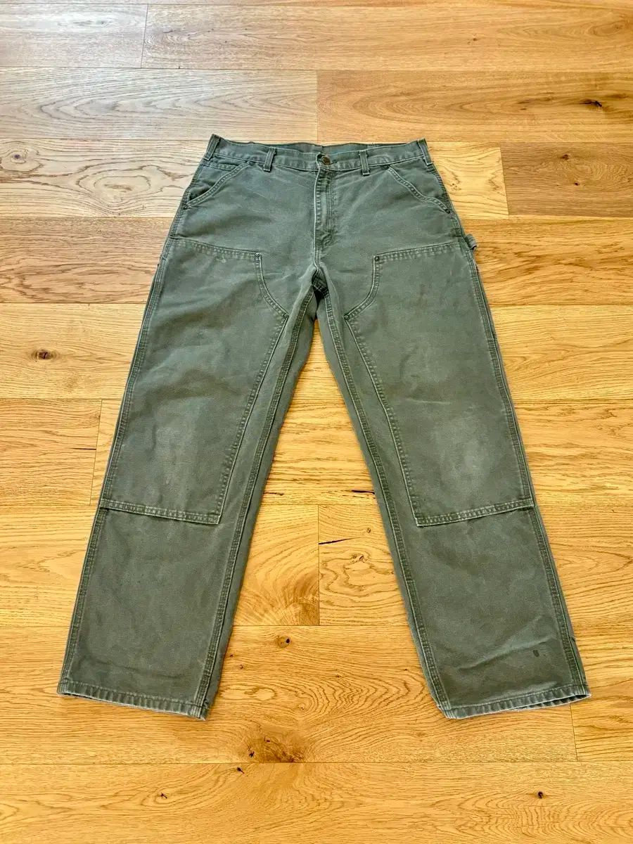Carhartt カーハート ダブルニー パンツ モスグリーン