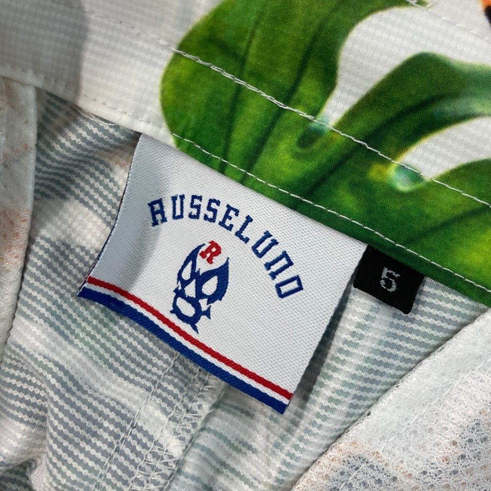 サイズ：5 RUSSELUNO ラッセルノ ハーフパンツ ルチャ ボタニカル 総柄