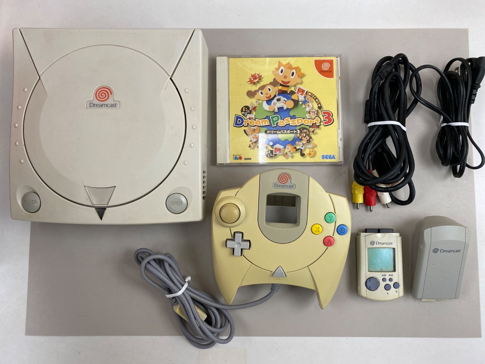 ドリームキャスト本体一式 ドリームパスポート未開封 動作確認済み 