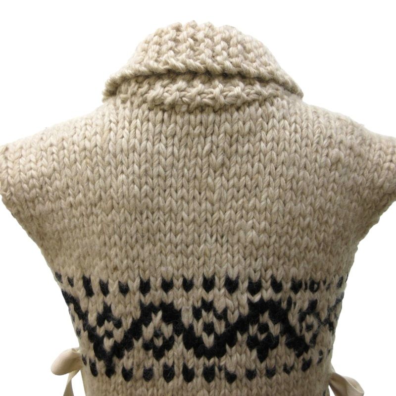 【23AW NEW】Off-White_men /3D Arrows コットンニットパーカー ライト WRYHT タグ付き 23AW COWICHAN HAND SWEATER VEST ニット