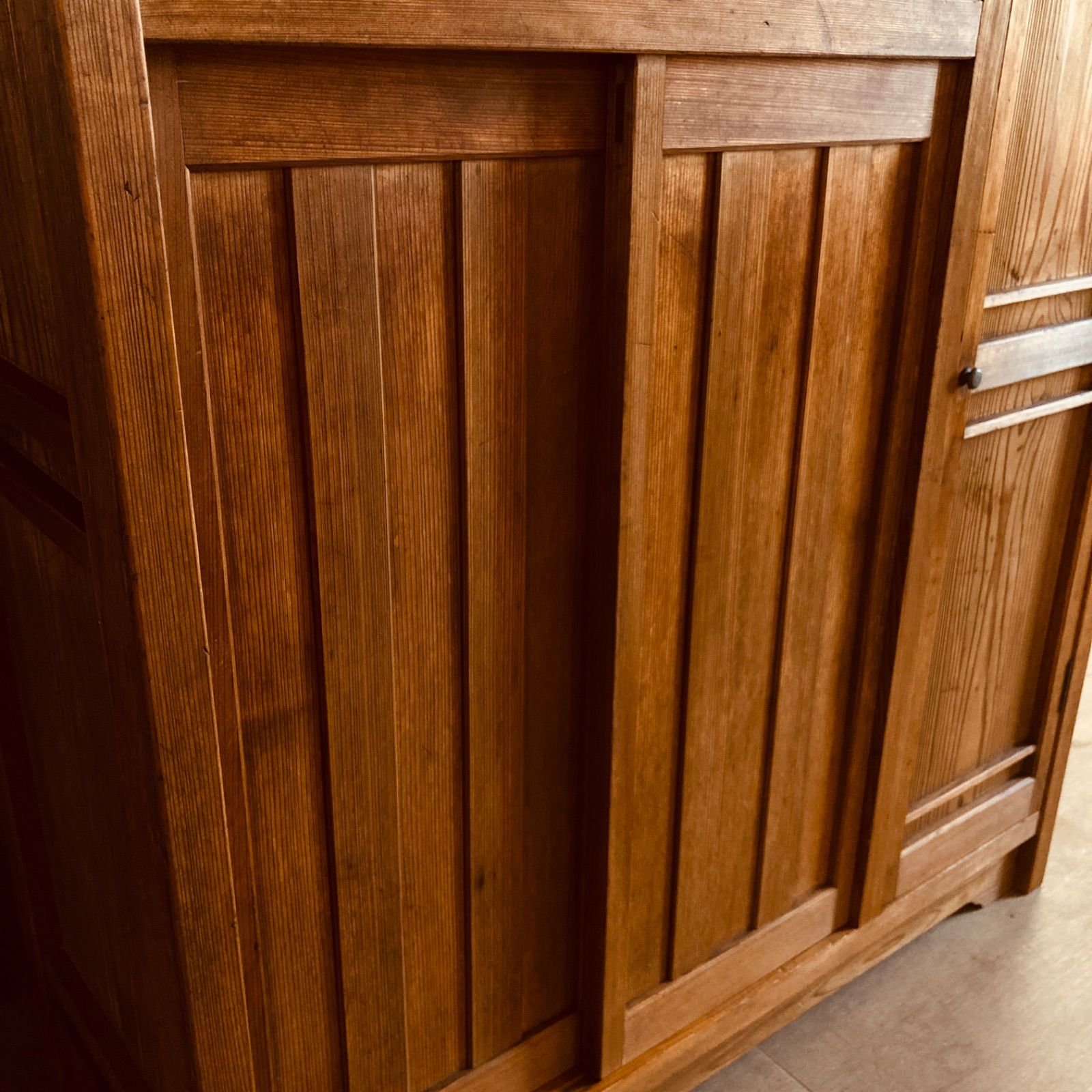 昭和レトロ 杉材 アンティーク 下駄箱 靴箱 本棚 飾り棚 収納棚 木製