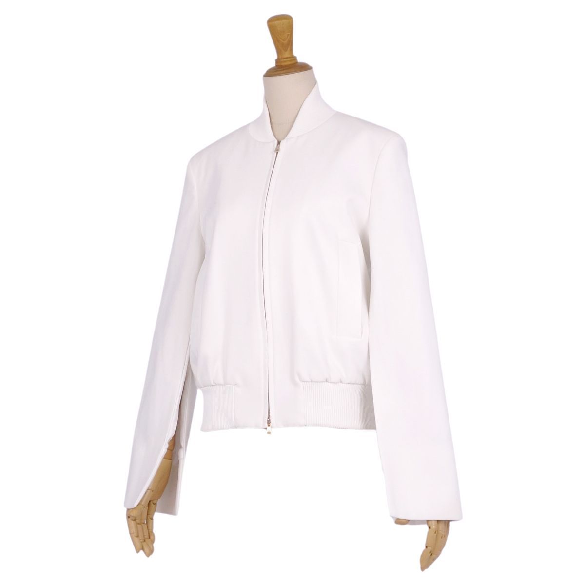 極美品 マックスマーラ Max Mara ジャケット 2020 白タグ ノーカラ