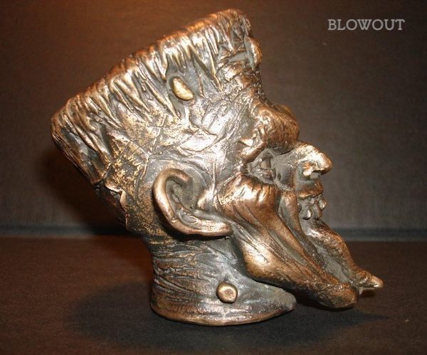 シフトノブ ブロンズ フランケン ハーレー ショベル パン ナックル ボバー チョッパー スーサイド ジョッキーシフト フランダース ビンテージ ブラス