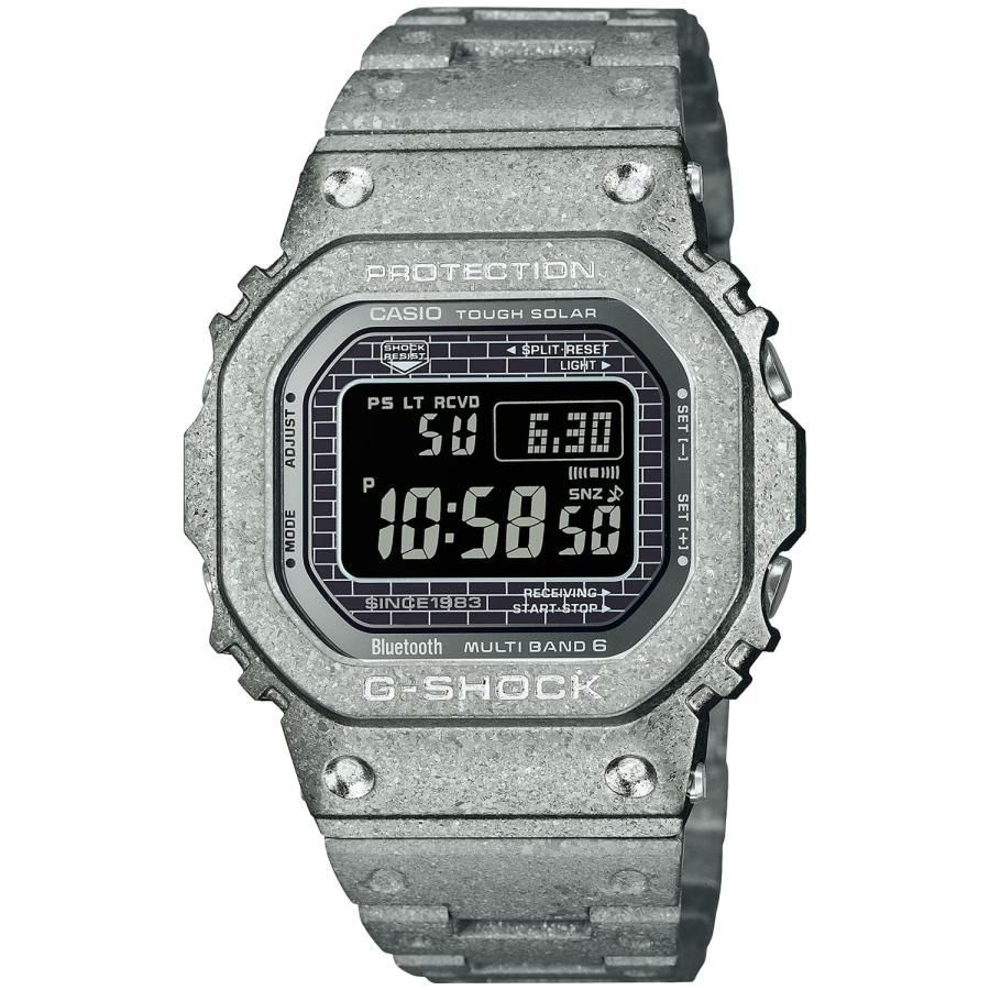 カシオ ジーショック Bluetooth搭載 フルメタル 電波ソーラー G-SHOCK 40th Anniversary GMW-B5000PS-1JR メンズ シルバー