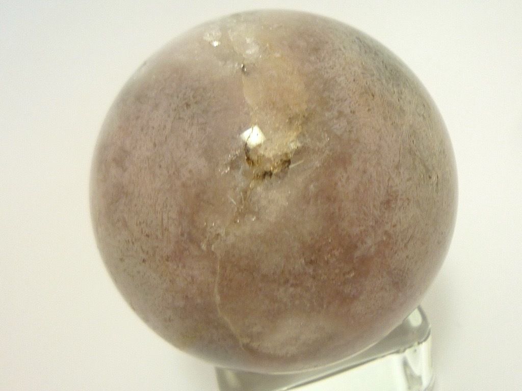 フラワーアゲート 桜瑪瑙 笑口 瑪瑙 メノウ めのう スフィア 球体 水晶 透明結晶 願望実現 子宝 神秘 霊性 叡智 信頼 高貴 慈悲 威厳_U12