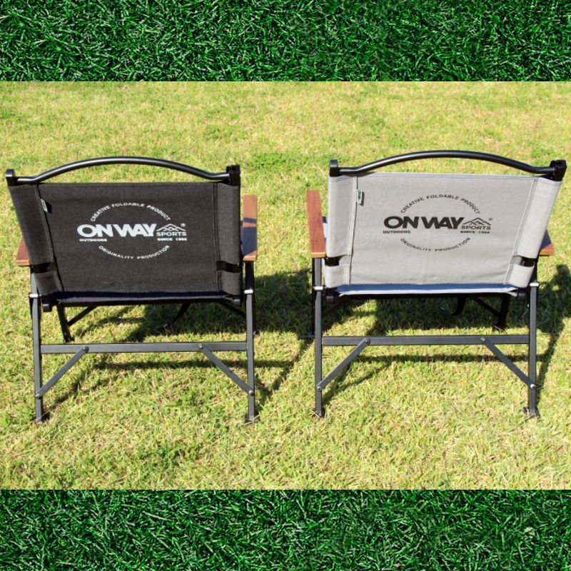 Simpleme フォールディング コットン アームウッド ローチェア - メルカリ