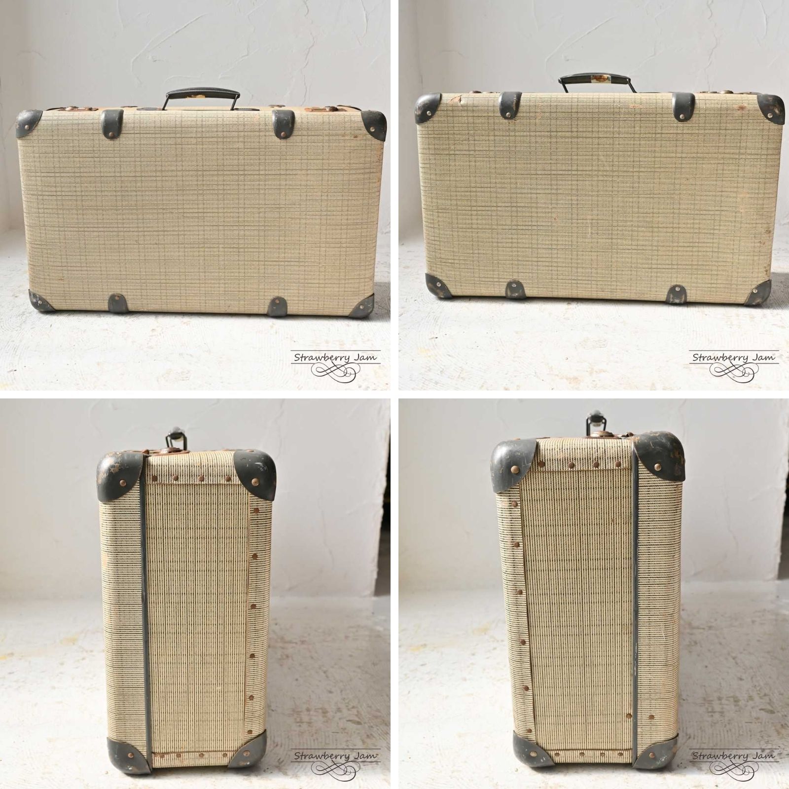 L3612-99-18 英国アンティーク トランク トランクレザー 収納 かばん