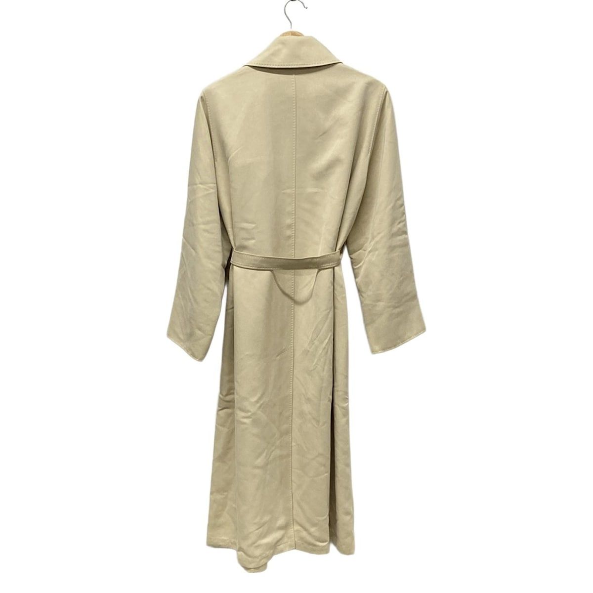 Max Mara マックスマーラ コート サイズJ 40 レディース - ベージュ 長袖 ベルト付き 春 秋