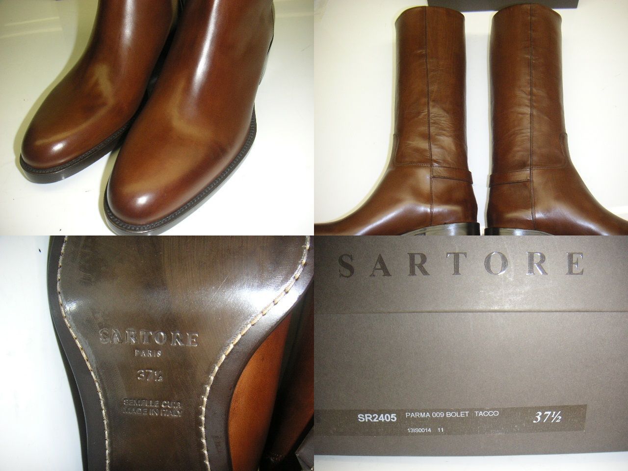 サイズ37.5 (24cm相当)□新品□サルトル SARTORE レザー乗馬 