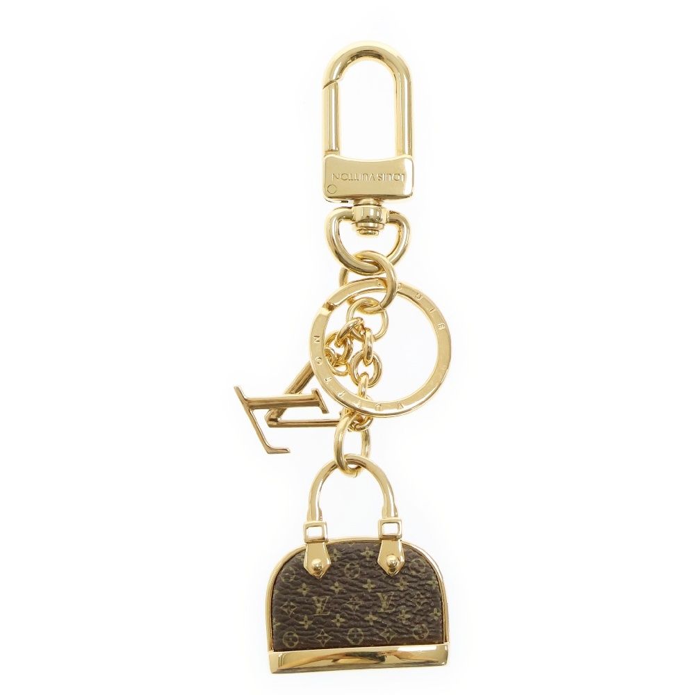 LOUIS VUITTON ルイヴィトン アイコニック モノグラム アルマ チャーム ゴールド GP キーホルダー M01799 アクセサリー