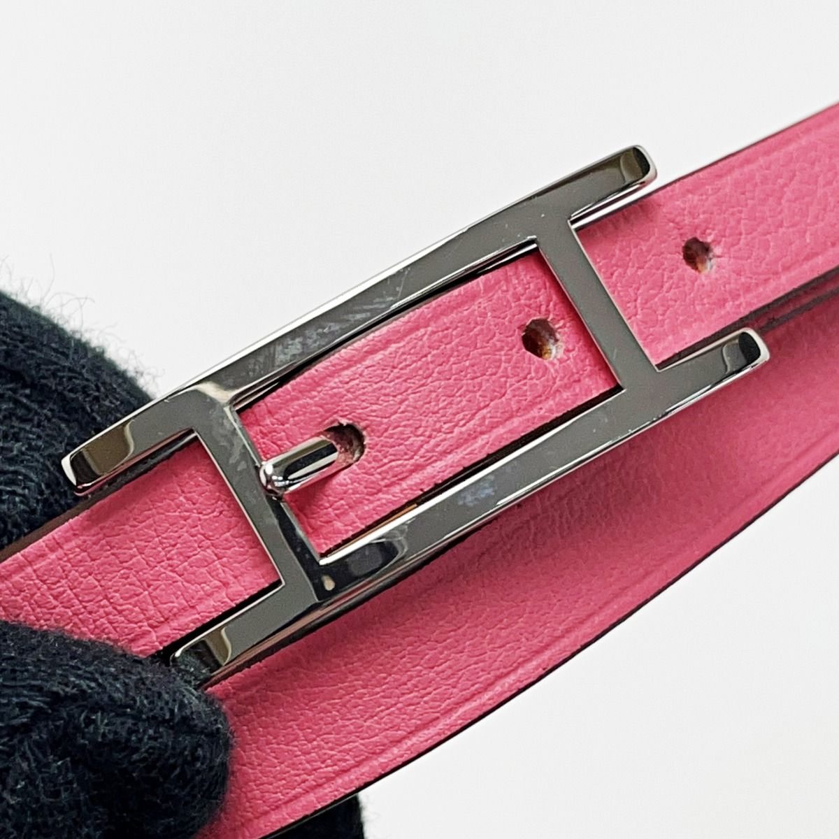 HERMES エルメス ビーアピ M刻印 ドゥブルトゥール ピンク系  