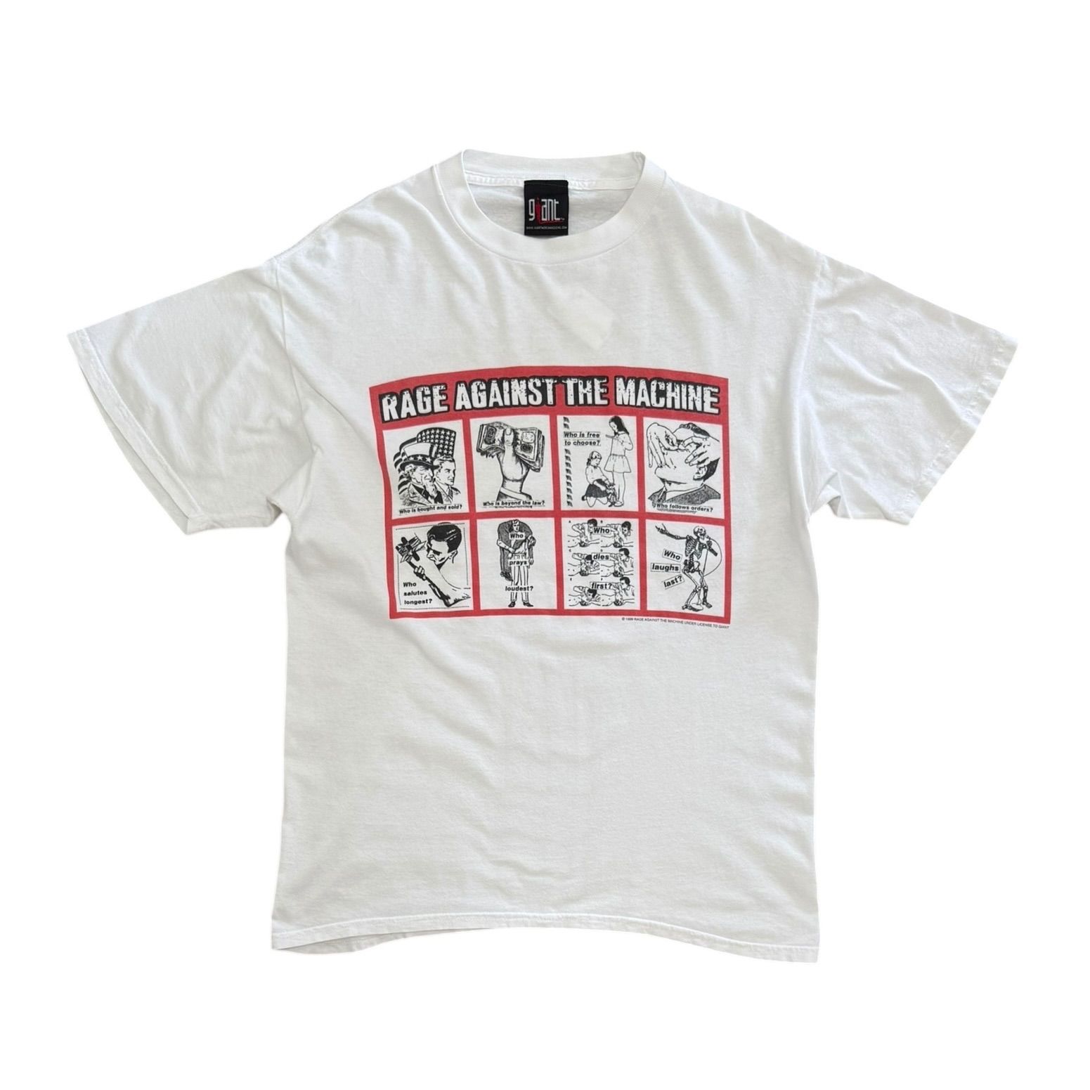 90s Rage Against The Machine Barbara Kruger T-shirt (L) レイジ T