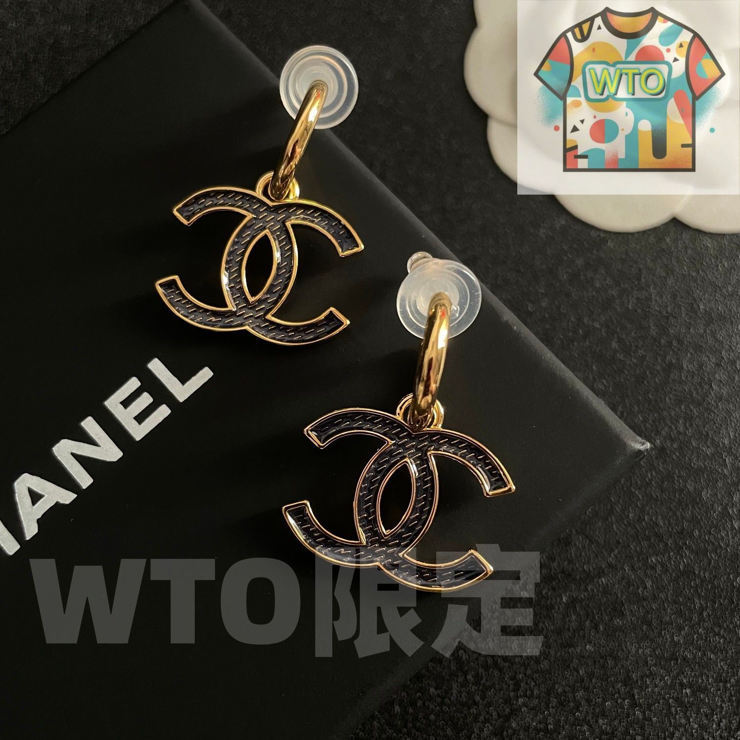 本物 ヴィンテージ CHANEL ゴールド ロゴ ピアス ココマークピアス 00T ゴールド ヴィンテージ|シャネル CHANEL