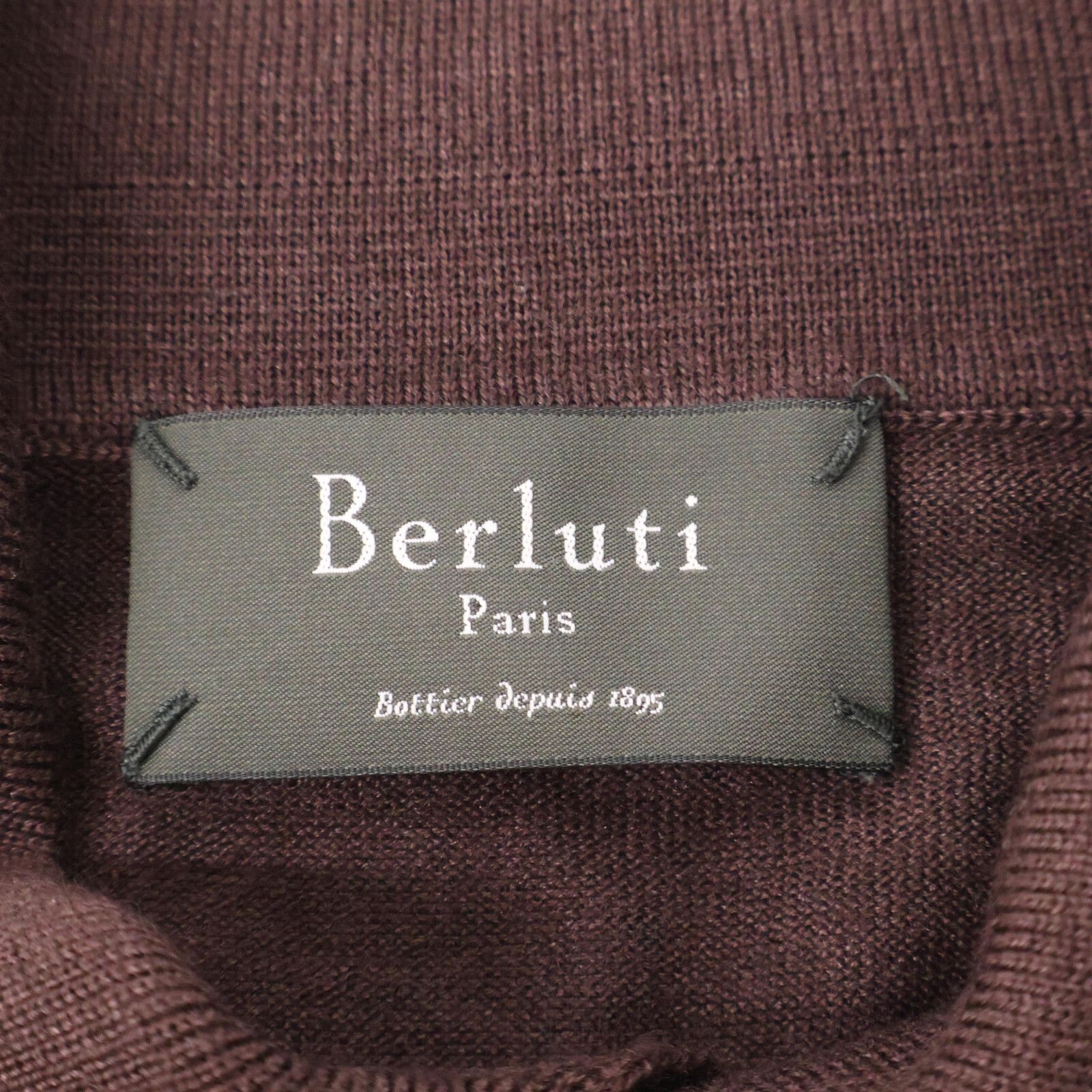 ベルルッティ ブランドオフ Berluti コットン ニット カシミヤ 中古 レディース berluti ベルルッティ ブラウン カシミヤシルク ハイゲージプル