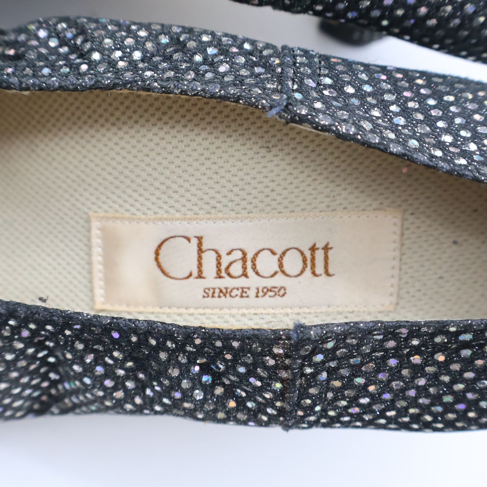 チャコット　社交ダンス　小物類　新品 社交ダンス用衣装】22 Chacott チャコット ブラック シルバー