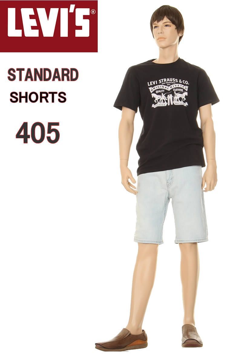 リーバイス 405 39864-0068 MIAMI-WASH 32in 81cm ハーフパンツ ショートパンツ デニム 短パン Levi's 405 DENIM JEANS HALF PANTS【Levis 405 ライトヴィンテージ デニム ハーフ パンツ