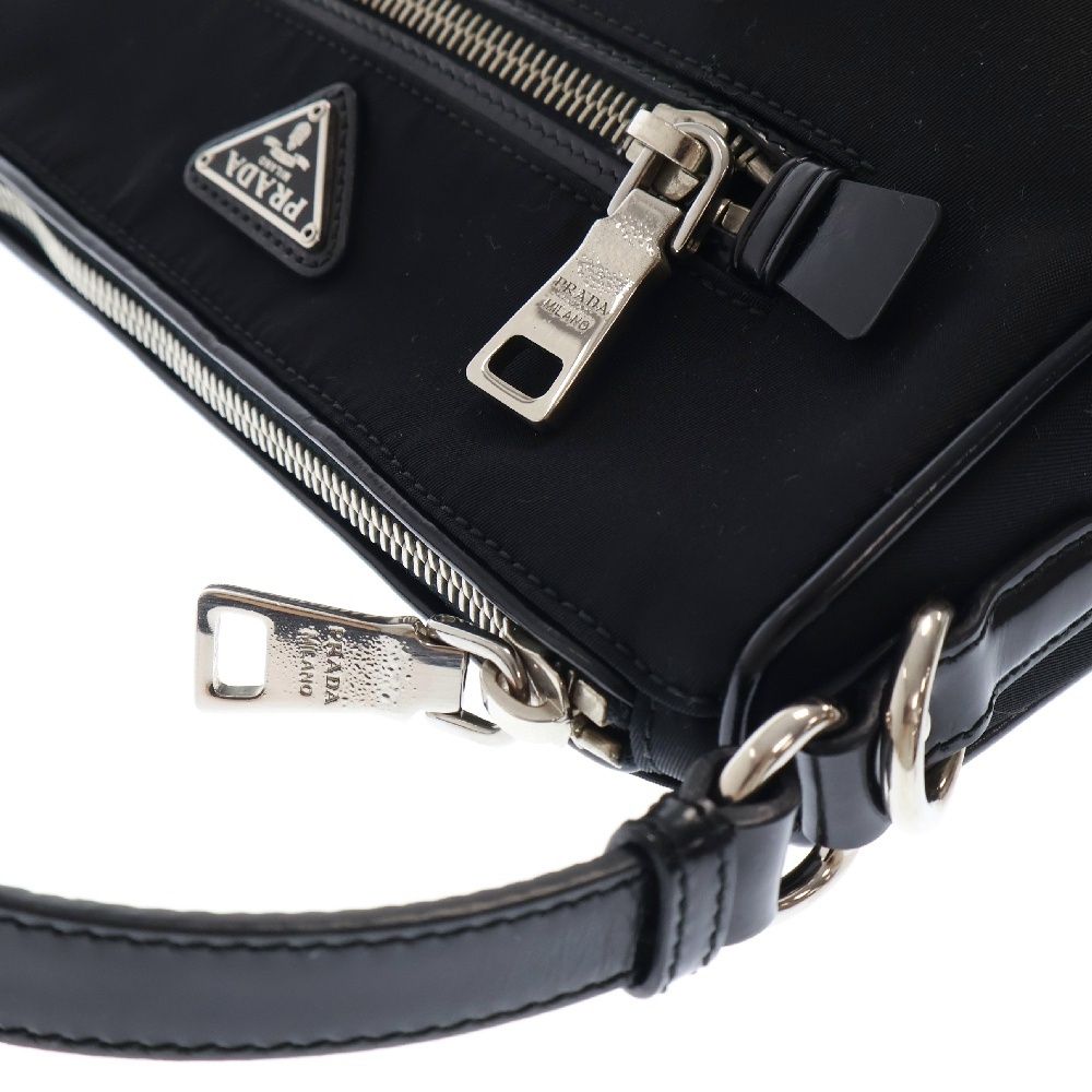 PRADA (プラダ) ミニハンドバック ポーチ ブラック ワンショルダー  