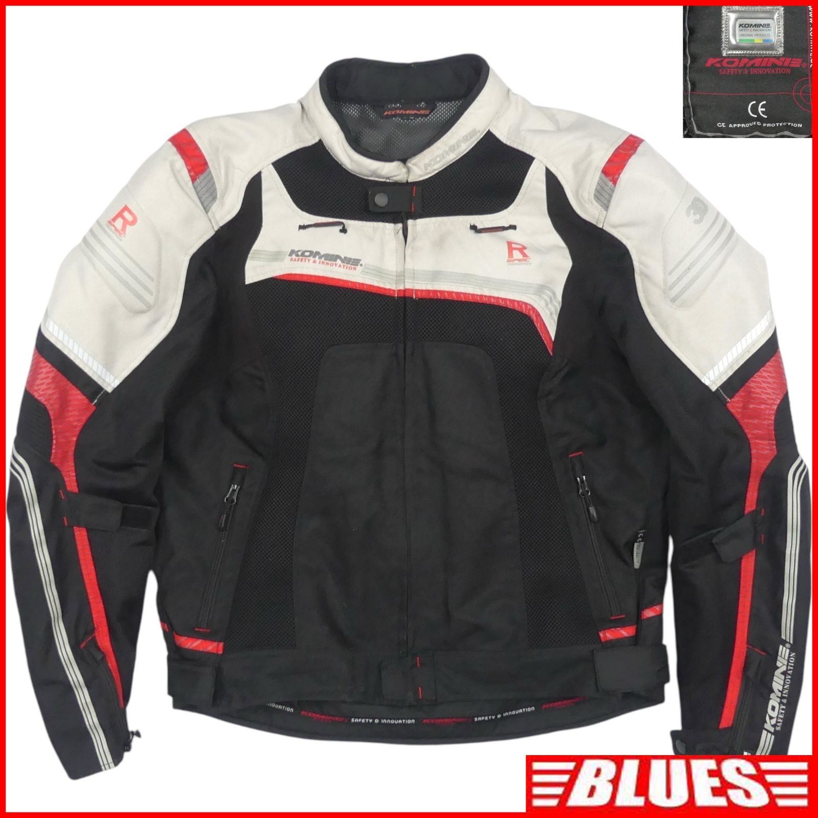特大 KOMINE コミネ レーシングジャケット ライダース 3XL バイク 