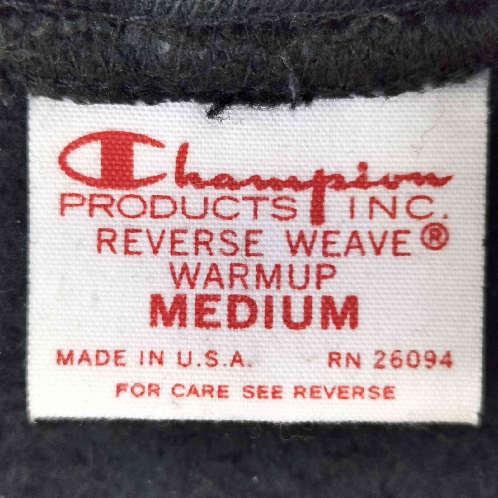 チャンピオン Champion 赤単復刻 USA製 IDEALジップ リバースウィーブ