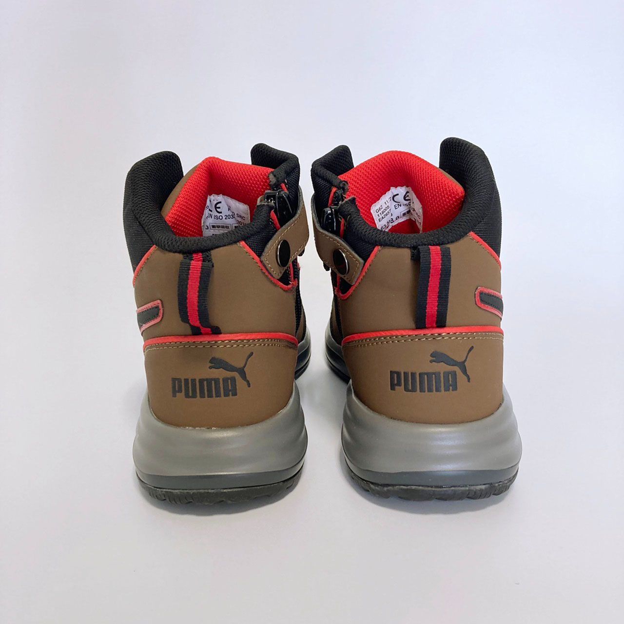 PUMA プーマ 安全靴 ラビット ブラウン ミッド PUMA プーマ 安全靴 メンズ ラピッド ブラウン ミッドカット
