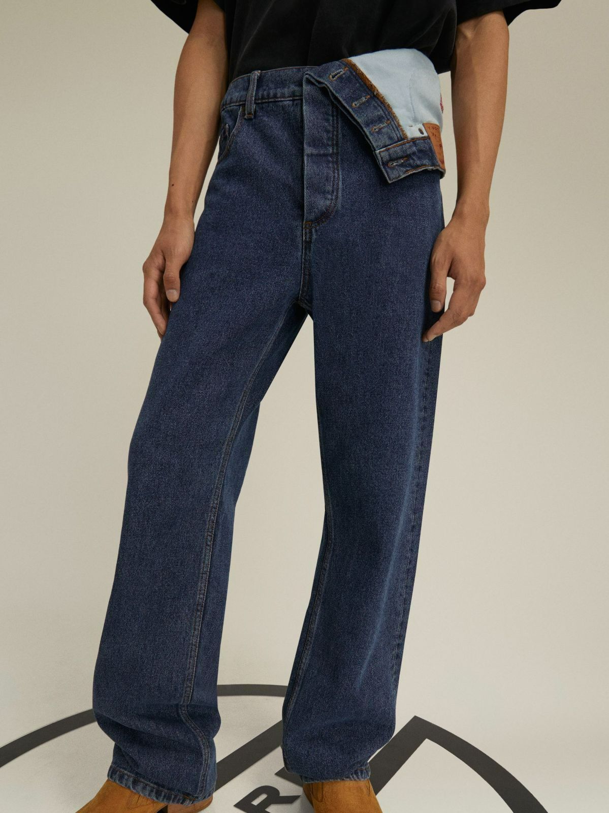 Y/project Asymmetric Waist Jeans