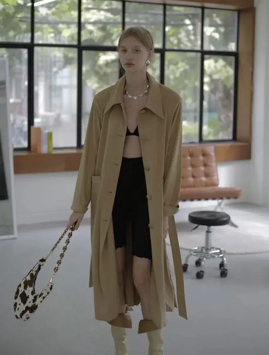 SOFT SEOUL ソフトソウル モカ ロングコート ベージュ