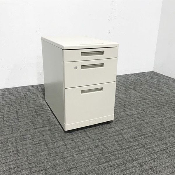 インサイドワゴン 3段 MX+ コクヨ ナチュラルグレー