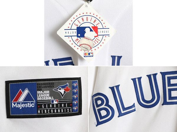 新品 未使用 MLB Majestic ブルージェイズ ベースボール シャツ S お得なクーポン配布中!】 新品 未使用 MLB Majestic ブルー