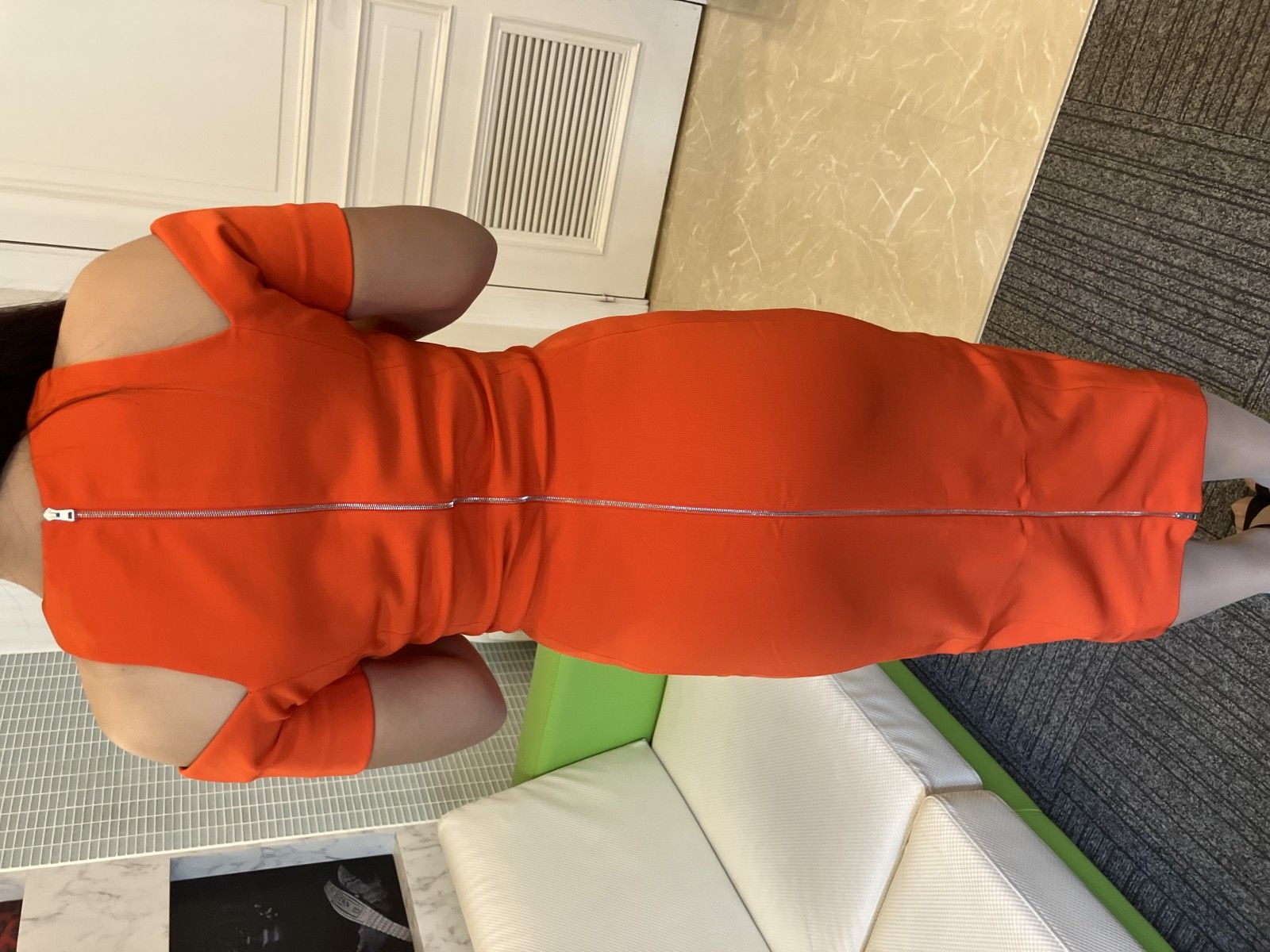 新品未使用♪ VICTORIA BECKHAM ワンピース Victoria Beckham - Gathered crepe midi dress | Plush