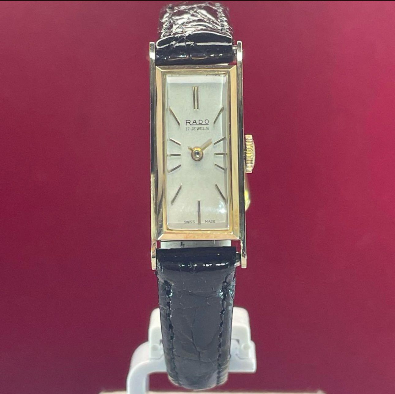 【18k無垢】未使用保管品 60s RADO スイス製 手巻 17石 腕時計 18k無垢】未使用保管品 60s RADO スイス製 手巻 17石 腕時計
